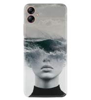 Samsung Galaxy A05 Kılıf Resimli Desenli Baskılı Silikon Mistic Woman 1361