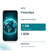 Finlandiya eSIM İnternet Paketi Günlük 1 GB 1 Gün