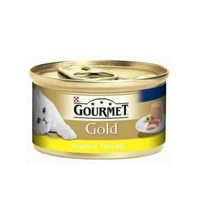 Gourmet Gold Kıyılmış Tavuk Etli Kedi Yaş Mama 85 Gr*24 ADET