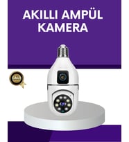 1080p Wifi Ampul Güvenlik Kamerası - Gece Görüş & Uzaktan Erişim