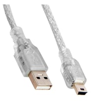 Powermaster PM-16731 Şeffaf 5 Metre Usb 2.0 AM Mini 5 Pin Kablo