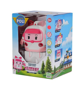 Robocar Poli Büyük Transforming Robot Amber Sesli ve Işıklı POLI/MRT-687