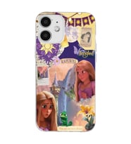 Iphone 12 Uyumlu Rapunzel Tasarımlı Şeffaf Telefon Kılıfı