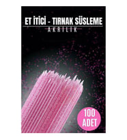 TransForMacion Nan Tırnak Temizleyici Tırnak  Et İtici 100 Adet Absolute Professional 721100
