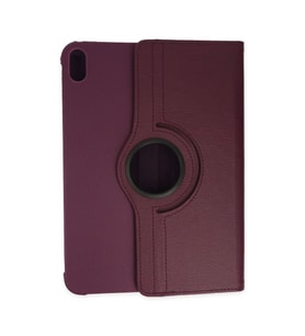 Apple İpad 2022 10.9 (10.nesil) Kılıf 360 Tablet Deri Kılıf - Mürdüm