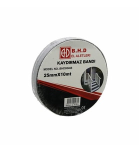 Kaydırmaz Siyah Bant 25 mm X 10 mt