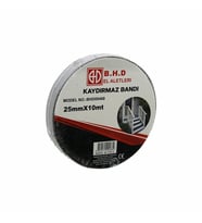 Kaydırmaz Siyah Bant 25 mm X 10 mt