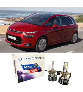 Citroen C4 Led Xenon Uzun Far Ampulü H7 Mono Yeni Seri Beyaz 2012-2017