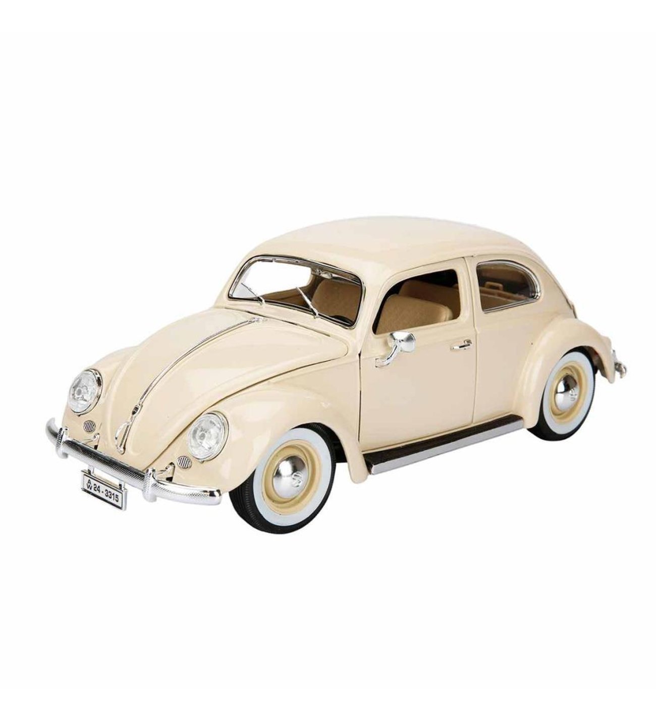 NessiWorld Bburago 1:18 Volkswagen Kafer Beetle 1955 Model Araba