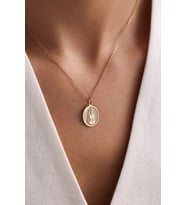 Kişiye Özel Zarif Keman Model Kolye 925K Gümüş (Gold)