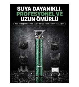 Mey İthalat® 4 Limit Taraklı IPX5 Su Geçirmez Saç Kesme Makinesi