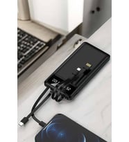 20000 mAh Powerbank LCD Ekranlı USB Lightning Type-C Uyumlu