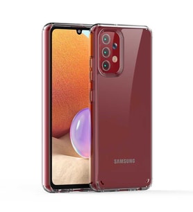 Galaxy A32 4G Kılıf Zore Coss Şeffaf Sert Silikon Kılıf (Renksiz)