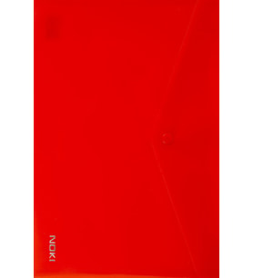 Noki Çıtçıtlı Dosya Evrak Zarfı Kırmızı Çıtçıtlı Dosya (12 Li Paket)