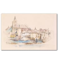 Cakatablo Lauffenburg John Ruskin Yağlıboya MDF Tablo