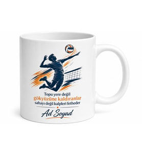 Voleybolcuya Smaçör Manşet Servis File Sultanları Kupa Bardak Hediye