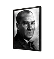 Atatürk Çerçeveli Mdf Tablo