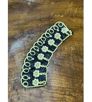 22X7 CM İNCİ VE YAŞ İŞLEME DİKİŞ ARMA APLİKE