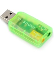 5.1 USB Stereo Ses Adaptörü, Harici Ses Kartı, PC ve Dizüstü Bilgisayar için 3D USB Ses Adaptörü