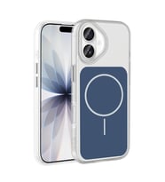 Apple iPhone 17 Kılıf Metal Buton Tasarımlı Zore İkonik Sert Silikon Kapak