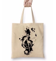Clave De Sol Müzik Nota Bez Çanta Uzun Saplı