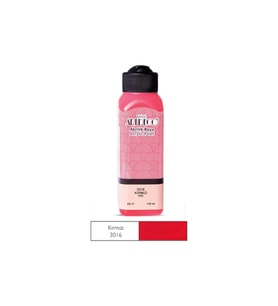 Artdeco Akrilik Boya 140 ML Kırmızı Akrilik Boya (12 Li Paket) (Karışık)