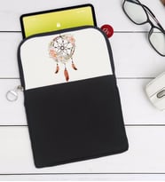 BK Gift Rüya Kapanı Tasarımlı Taşınabilir Koruyucu Tablet Kılıfı & Organizer Çanta - Siyah-1