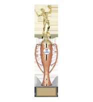 ODAK KUPA - Figürlü Kupalar - Voleybol Kadın Figürlü Kupalar FG-025 C - 38 cm