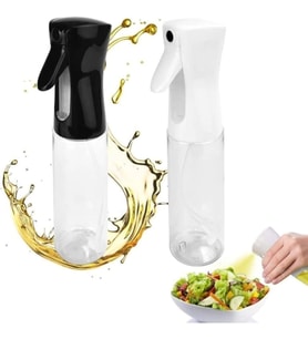 2 Adet Şeffaf Air Fryer Yağ Spreyi Salata ve Fırın İçin Yağ Püskürtücü Çok Amaçlı Yağdanlık