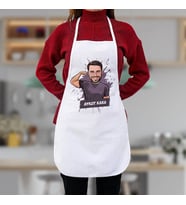 Kişiye Özel Karizmatik Erkek Karikatürlü Mutfak Önlüğü