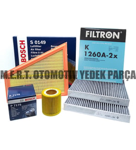 BMW F10 5.20i Benzinli Filtre Bakım Seti 2012-2016