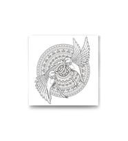DBSanatevi Mandala Kuşlar Tablo 60 X 60 Cm