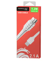 Pilelistore   S56 2in1 (Lightning-Micro USB) Kablo 1.2M 2.1A