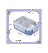 Cute 3D Elephant Shaped Bento Lunch Box for School & Office with Cutlery  Leak-Proof