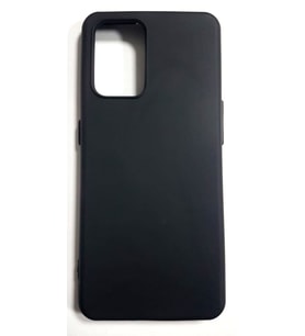 Oppo A74 Ruber Case Yumuşak Slikon Kılıf (Siyah)