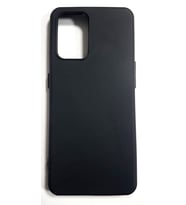 Oppo A74 Ruber Case Yumuşak Slikon Kılıf (Siyah)