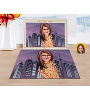 BK Gift Kişiye Özel Kız Çocuk Karikatürlü 1000 Parça Profesyonel Puzzle-8