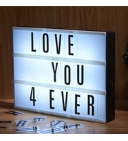 Orta Boy Light Box 96 Harfli