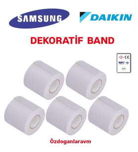 Klima Boru Sarma Dekoratif Bandı 5 Adet