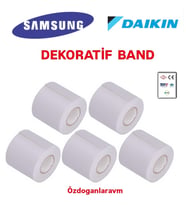 Klima Boru Sarma Dekoratif Bandı 5 Adet
