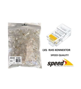 SP-U100 CAT6 RJ45 KONNEKTÖR 100 ADET