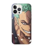 Iphone 12 PRO Uyumlu One Piece Zoro Tasarımlı Şeffaf Telefon Kılıfı
