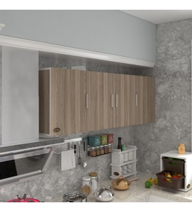 Kenzlife hazır mutfak silvanus crd 060*180*32 mutfak banyo dolabı kapaklı raflı