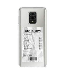 Redmi Note 9 Pro / 9s Uyumlu Eminem Tasarımlı Şeffaf Telefon Kılıfı