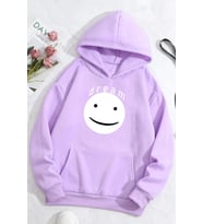 Unisex Dream Baskılı Sweatshirt (Lila)