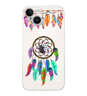 PrintiFy iPhone 14 Plus ile Uyumlu Nazar Boncuğu 6 Baskılı Kamera Korumalı Şeffaf Silikon Kılıf