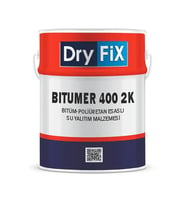 DryFix Bitümer400 2K Bitüm Poliüretan Esaslı 2K Su Yalıtım Malzemesi 40 Kg Set