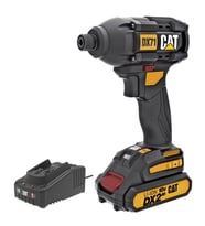 CAT DX71BC 18Volt 2.0Ah Li-ion Tek Akülü 215Nm Kömürsüz Profesyonel Şarjlı Darbeli Tornavida