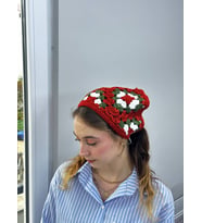 Zara Model Bandana / Saç Bandı / Örgü / Hediye (Kiremit)