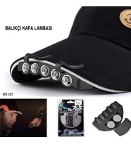 Northcity Şapka Lambası WT-127 - Eller Serbest 5 LED Baş Lambası, 48 Saat Çalışma Süresi